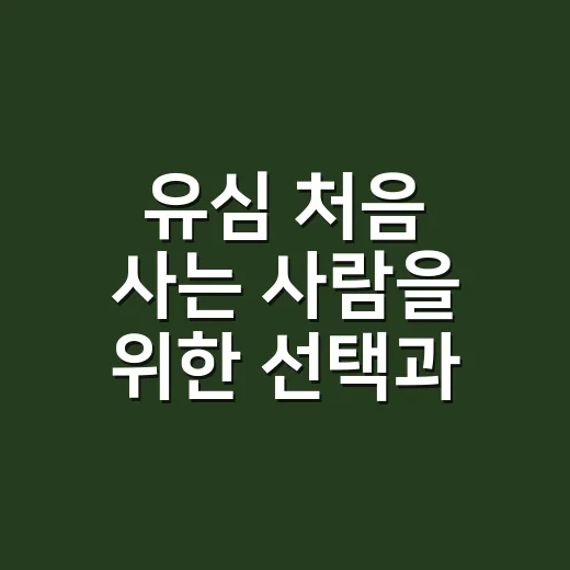 유심 처음 사는 사람을 위한 선택과 개통 방법 - 요약