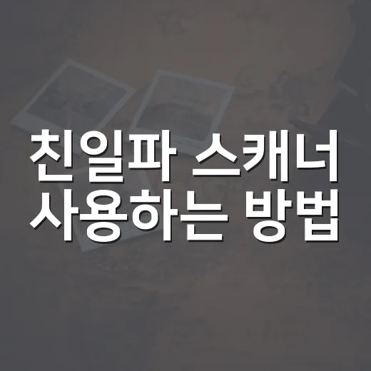 친일파 스캐너 사용하는 방법, 이름 검색 전 알아둘 점 - 요약