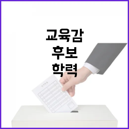 2026 6.3 지방선거 경기교육감 후보 총정리｜경력·학력 한눈에 (2명)