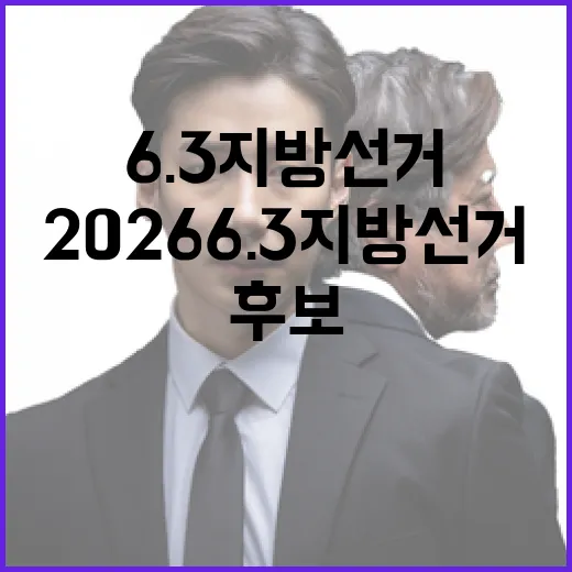2026 6.3 지방선거 경기 양평군수 후보 총정리｜기호·정당·경력 한눈에 (2명)