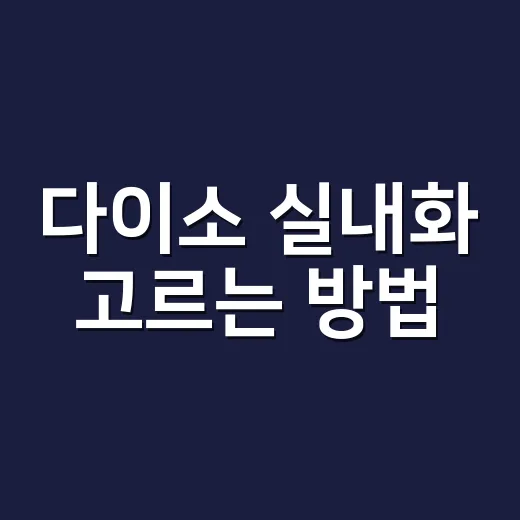 다이소 실내화 고르는 방법, 거실화 인기 5종은 이렇게 보면 실패 적어요 - 요약