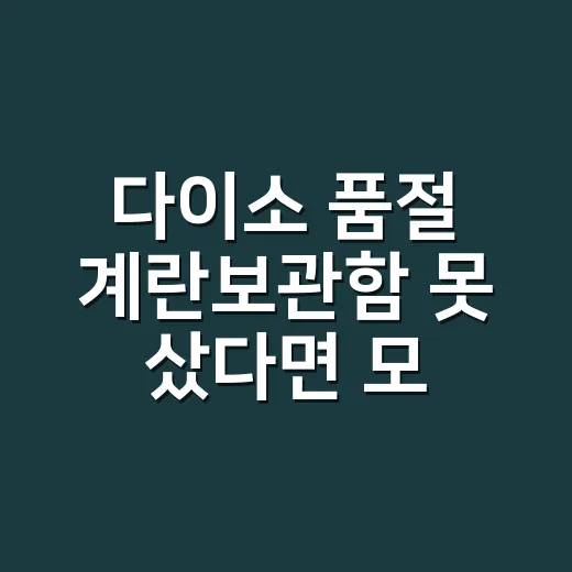다이소 품절 계란보관함 못 샀다면 모던하우스에서 고르는 방법 - 요약