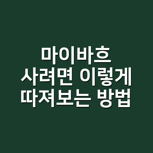 마이바흐 사려면 이렇게 따져보는 방법 - 요약