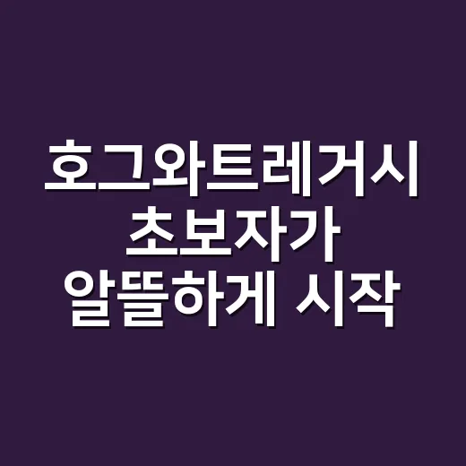 호그와트레거시 초보자가 알뜰하게 시작하는 방법 - 요약