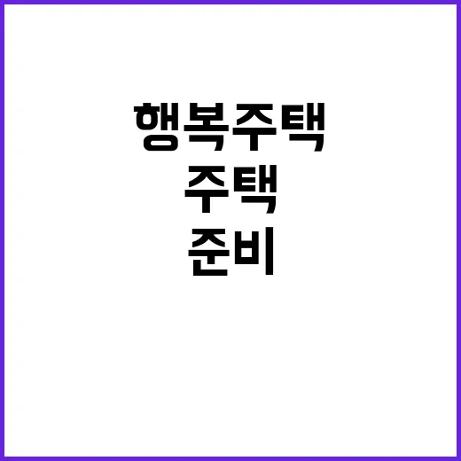 행복주택, 어떻게 준비하면 좋을까? - 요약