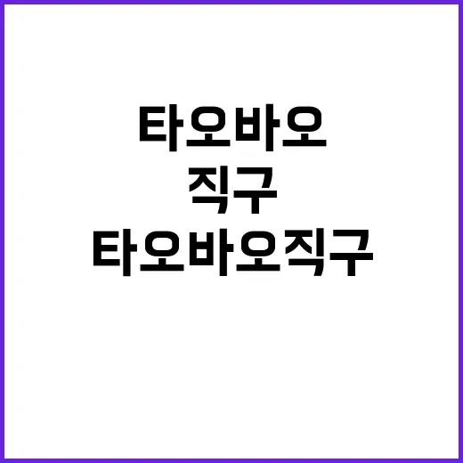 타오바오 직구, 이렇게 하면 간단해요! - 요약