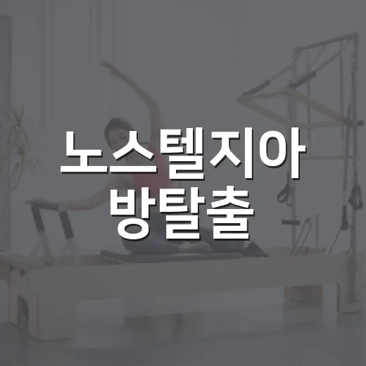노스텔지아 방탈출: 과거로 떠나는 시간 여행 - 요약