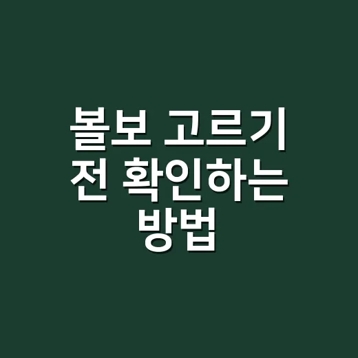 볼보 고르기 전 확인하는 방법, 안전만 보고 사면 놓치는 것들 - 요약