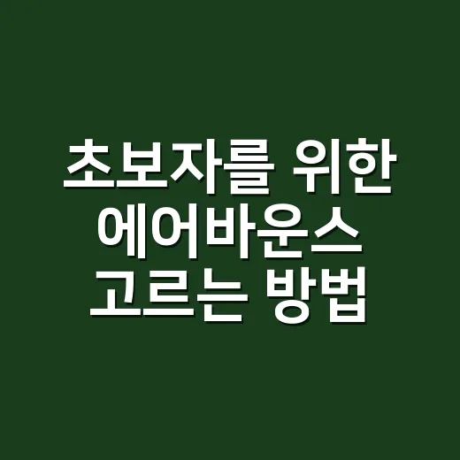 초보자를 위한 에어바운스 고르는 방법, 대여 전 체크할 것들 - 요약