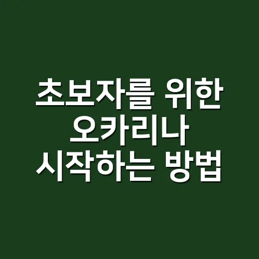 초보자를 위한 오카리나 시작하는 방법: 고르는 법부터 첫 연습까지 - 요약