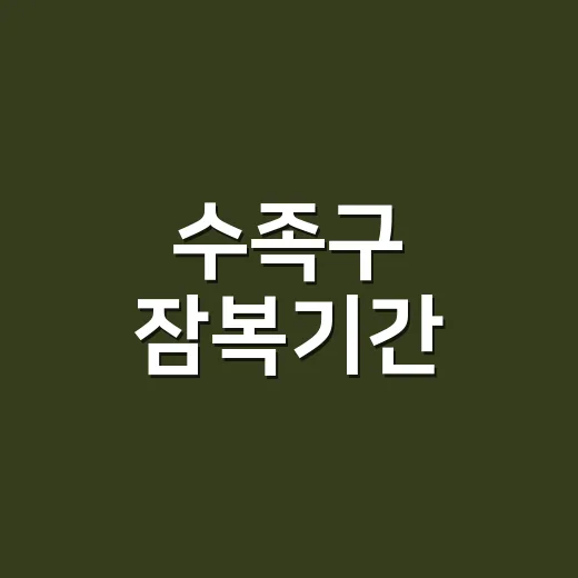 수족구 잠복기간, 열이 나기 전부터 옮길 수 있을까요? - 요약