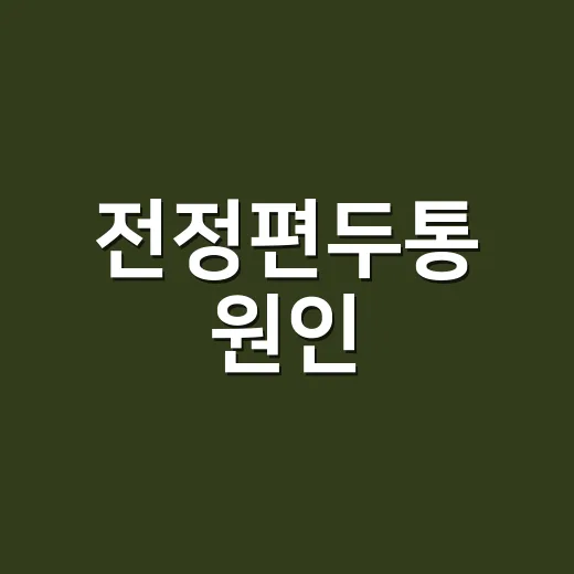 전정편두통 원인, 어지럼이 반복되는 이유가 궁금하신가요? - 요약