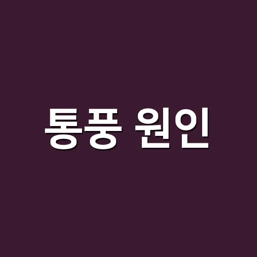 통풍 원인, 고기만 많이 먹어서 생길까요? - 요약