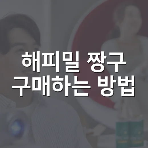 해피밀 짱구 구매하는 방법, 품절 전에 챙기려면 이렇게 - 요약