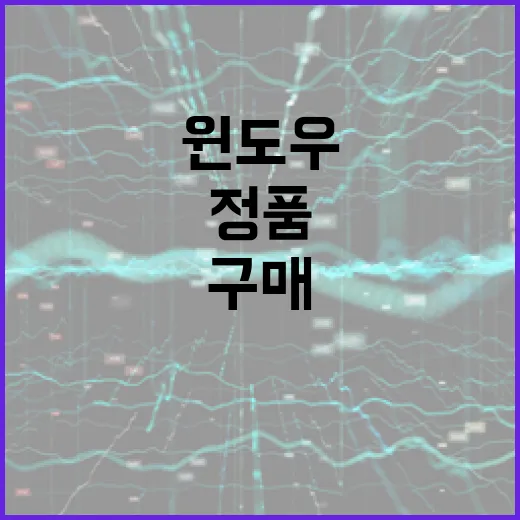 윈도우 10 정품을 구매하는 현명한 방법 - 요약