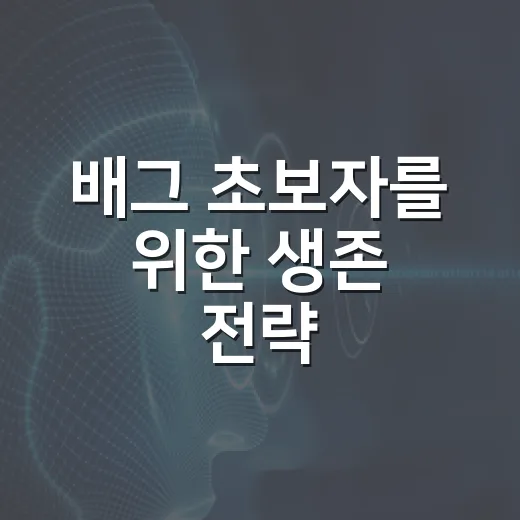 배그 초보자를 위한 생존 전략 - 요약