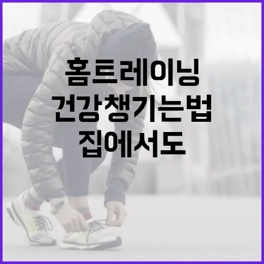 집에서도 쉽게! 홈트레이닝으로 건강 챙기는 법 - 요약
