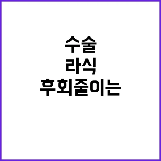 라식수술 고민할 때 후회 줄이는 방법 - 요약