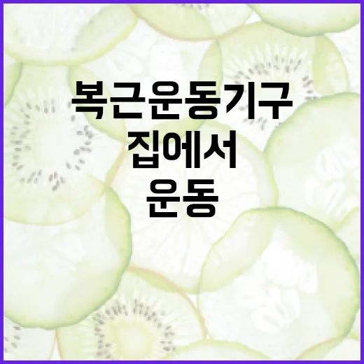 복근운동기구 제대로 고르는 방법, 집에서 꾸준히 쓰려면 이렇게 보세요 - 요약