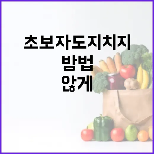 건강식단 시작하는 방법, 초보자도 지치지 않게 바꾸려면 이렇게 - 요약