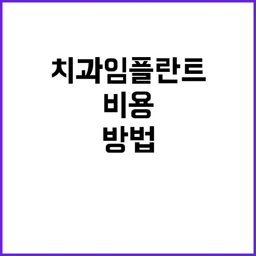 치과임플란트 처음 준비하는 방법, 비용부터 치료 순서까지 이렇게 보면 편해요 - 요약