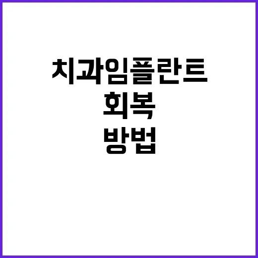 치과임플란트 처음 준비하는 방법, 비용부터 회복까지 이렇게 챙기면 덜 막막해요 - 요약
