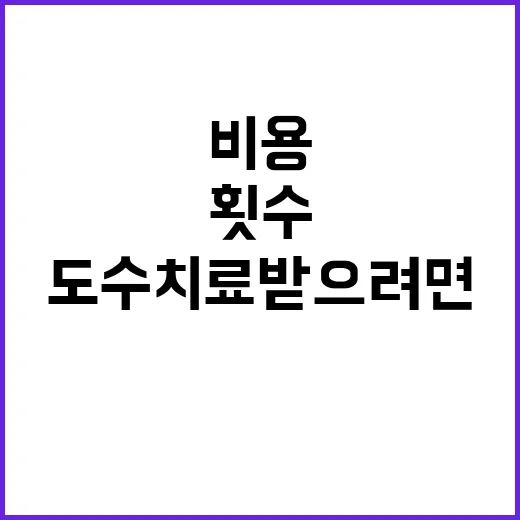 도수치료 받으려면 이렇게 준비하세요: 비용, 횟수, 병원 선택 방법 - 요약