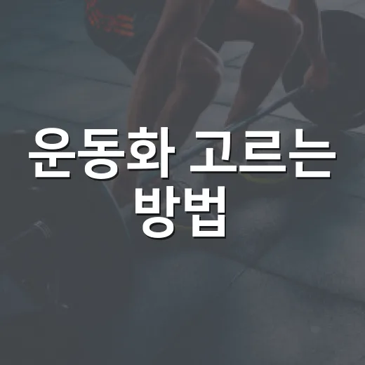 운동화 고르는 방법, 발 편한 한 켤레 찾으려면 이렇게 - 요약
