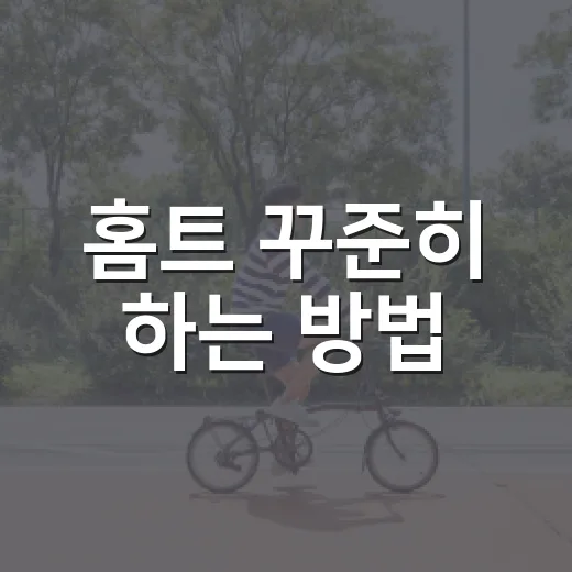 홈트 꾸준히 하는 방법: 초보자도 지치지 않게 루틴 잡기 - 요약