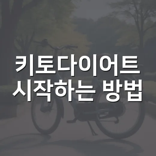 키토다이어트 시작하는 방법: 탄수화물 줄이기부터 식단 유지까지 - 요약