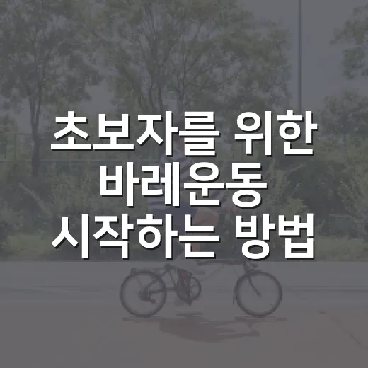 초보자를 위한 바레운동 시작하는 방법, 집에서도 부담 없이 따라가기 - 요약