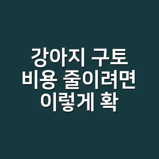 강아지 구토 비용 줄이려면 이렇게 확인하세요 - 요약