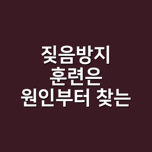 짖음방지 훈련은 원인부터 찾는 것부터 시작합니다 - 요약