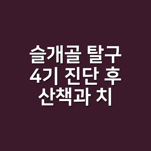 슬개골 탈구 4기 진단 후 산책과 치료 결정하는 방법 - 요약