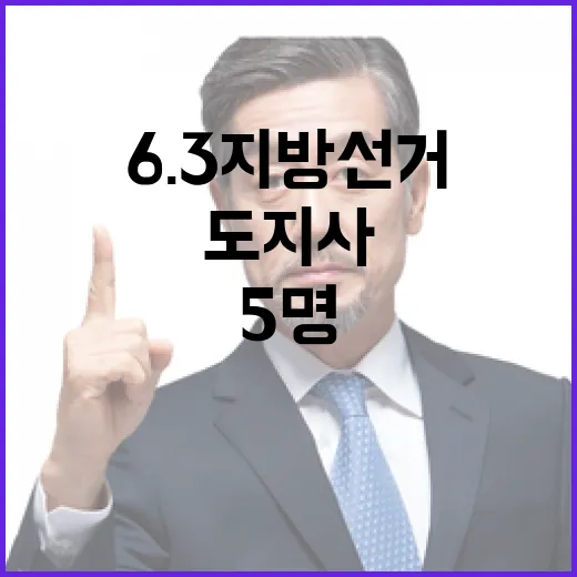 2026 6.3 지방선거 전북도지사 후보 총정리|기호·정당·경력 한눈에 (5명)