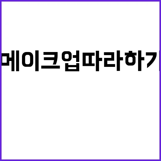 제니·장원영 눈꼬리 메이크업 따라하기 - 요약