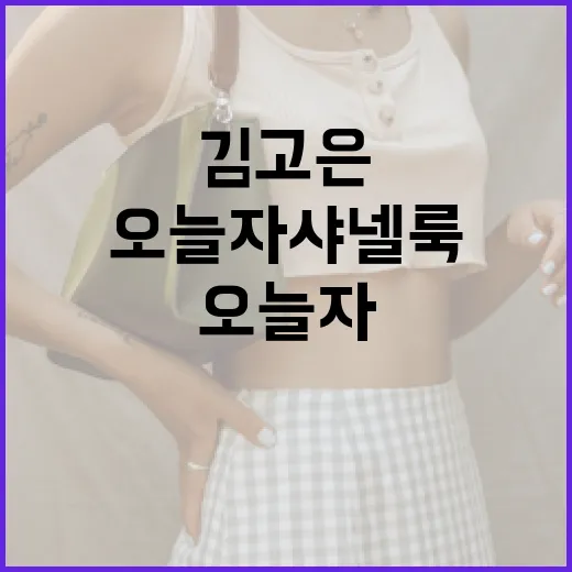 김고은의 오늘자 샤넬룩 스타일링 따라하기 - 요약