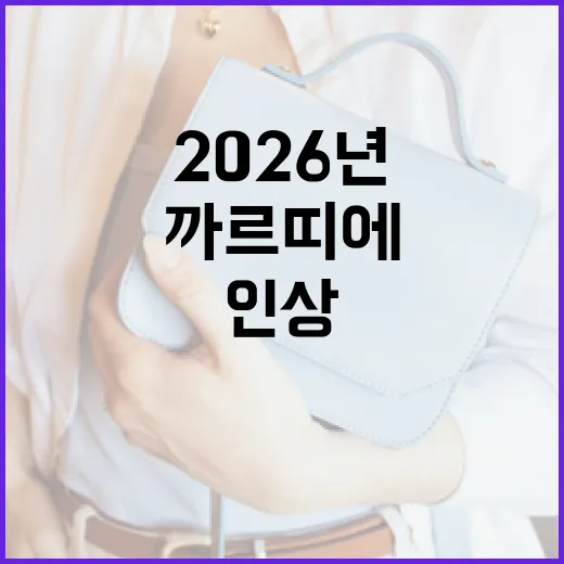 2026년 까르띠에 인상 트렌드를 이해하는 방법 - 요약
