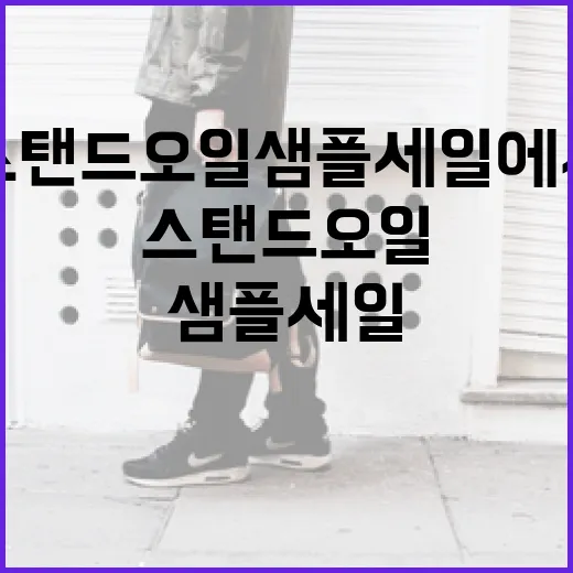 스탠드오일 샘플세일에서 알뜰 쇼핑하는 방법 - 요약