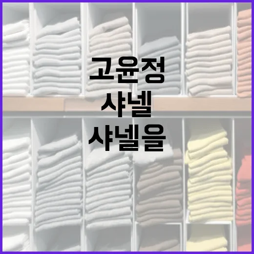 고윤정 스타일로 샤넬을 소화하는 방법 - 요약