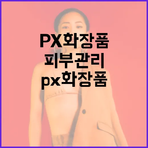 PX 화장품을 활용하여 피부 관리하는 방법 - 요약
