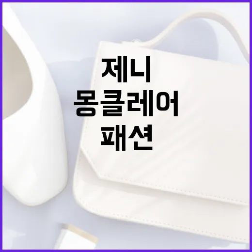 제니 몽클레어 스타일로 패션 완성하는 방법 - 요약