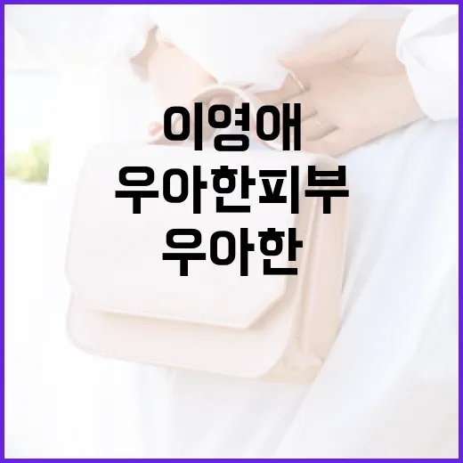 이영애처럼 우아한 피부를 가꾸는 방법 - 요약