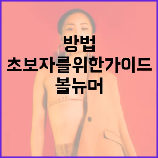 볼뉴머 관리하는 방법: 초보자를 위한 가이드 - 요약