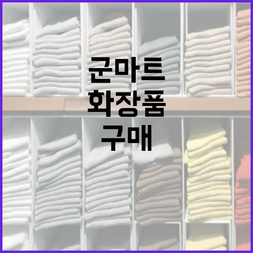 군마트에서 화장품 구매를 최대한 활용하는 방법 - 요약