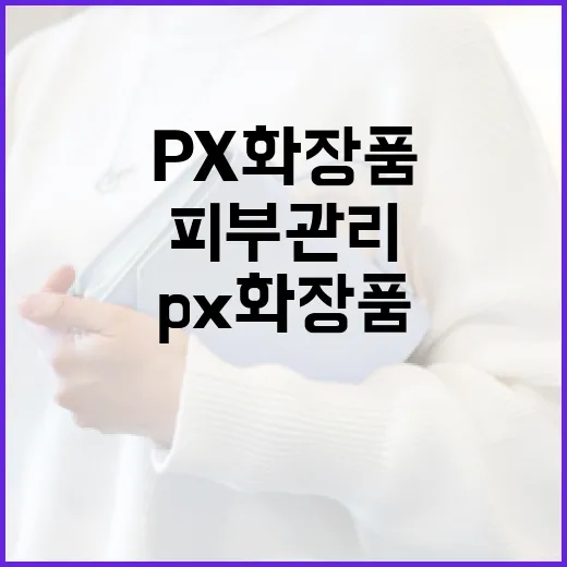 px 화장품을 활용하여 피부 관리하는 방법 - 요약