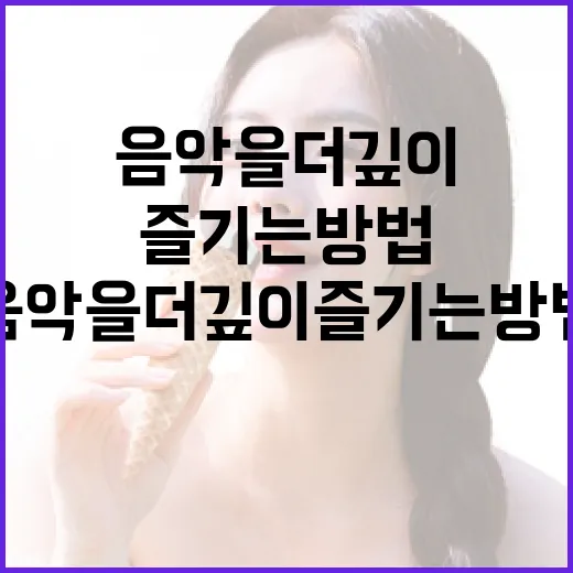 서인영의 음악을 더 깊이 즐기는 방법 - 요약