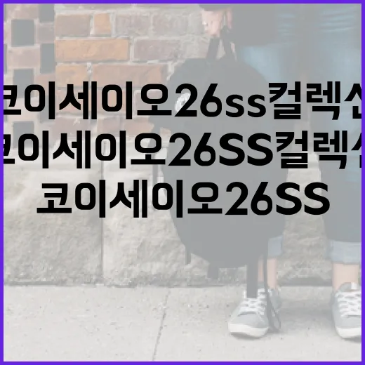 코이세이오 26SS 컬렉션을 스타일링하는 방법 - 요약