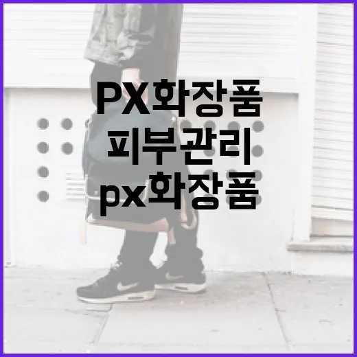 px 화장품을 활용하여 피부 관리하는 방법 - 요약
