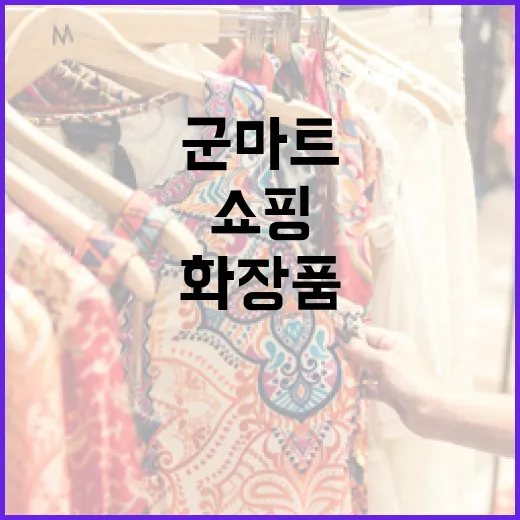 군마트에서 화장품을 현명하게 쇼핑하는 방법 - 요약